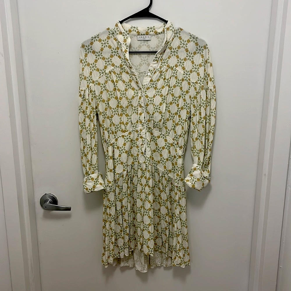 Sandro button down dress!